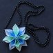 Mint-blue-kirigami-pinwheel-pendant-chain