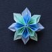 Mint-blue-kirigami-pinwheel-pendant-front