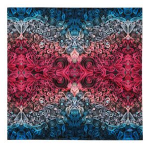 Pink Transition Quilled Art Bandana