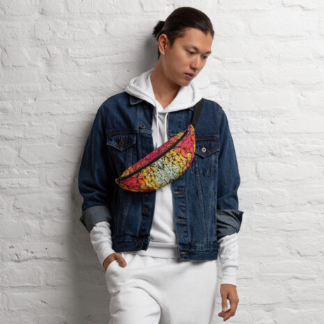 sunset vibes golden hour quilled art hip bag sunset vibes golden hour quilled art hip bag