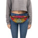 sunset vibes golden hour quilled art hip bag