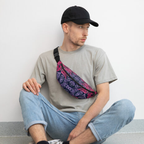 sunset vibes twilight quilled art hip bag sunset vibes twilight quilled art hip bag