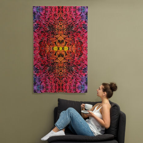 sunset vibes quilled art flag sunset vibes quilled art flag