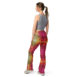 sunset vibes golden hour quilled art flare leggings