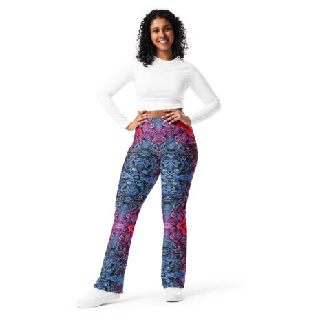 sunset vibes twilight quilled art flare leggings sunset vibes twilight quilled art flare leggings
