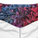 sunset vibes twilight quilled art flare leggings