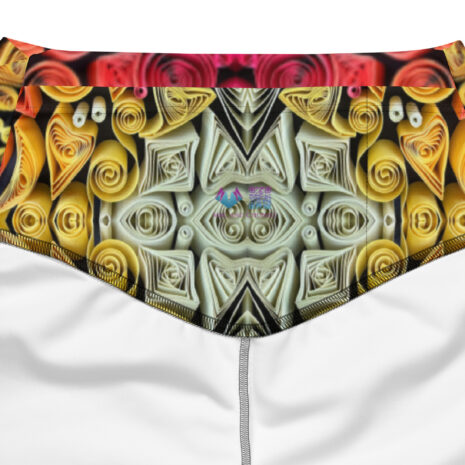 sunset vibes golden hour quilled art flare leggings sunset vibes golden hour quilled art flare leggings