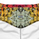 sunset vibes golden hour quilled art flare leggings