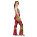 sunset vibes golden hour quilled art flare leggings