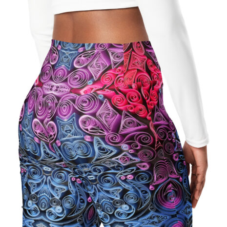 sunset vibes twilight quilled art flare leggings sunset vibes twilight quilled art flare leggings