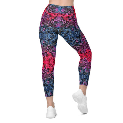 sunset vibes twilight quilled art pocket leggings sunset vibes twilight quilled art pocket leggings