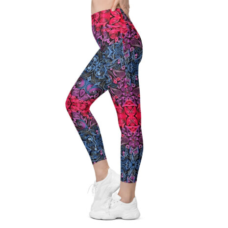 sunset vibes twilight quilled art pocket leggings sunset vibes twilight quilled art pocket leggings