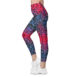 sunset vibes twilight quilled art pocket leggings