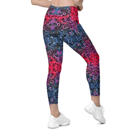 sunset vibes twilight quilled art pocket leggings sunset vibes twilight quilled art pocket leggings
