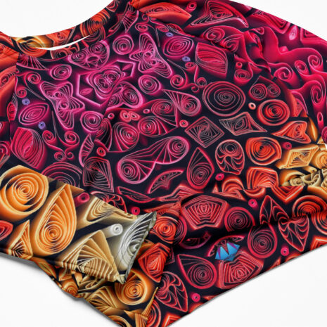 sunset vibes quilled art long sleeve crop sunset vibes quilled art long sleeve crop