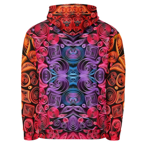 sunset vibes quilled art unisex hoodie sunset vibes quilled art unisex hoodie