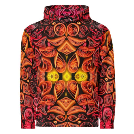 sunset vibes quilled art unisex hoodie sunset vibes quilled art unisex hoodie