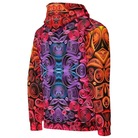 sunset vibes quilled art unisex hoodie sunset vibes quilled art unisex hoodie