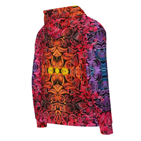 sunset vibes quilled art unisex zip up hoodie sunset vibes quilled art unisex zip up hoodie
