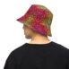 sunset vibes quilled art reversible bucket hat
