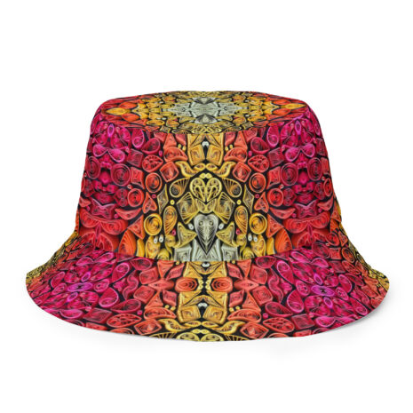 sunset vibes quilled art reversible bucket hat sunset vibes quilled art reversible bucket hat