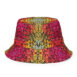 sunset vibes quilled art reversible bucket hat