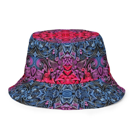 sunset vibes quilled art reversible bucket hat sunset vibes quilled art reversible bucket hat