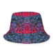 sunset vibes quilled art reversible bucket hat