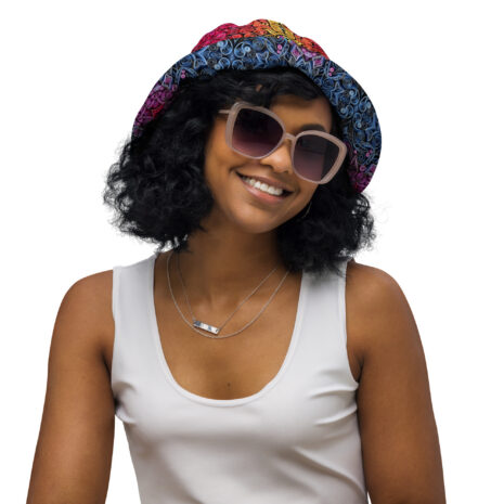 sunset vibes quilled art reversible bucket hat sunset vibes quilled art reversible bucket hat