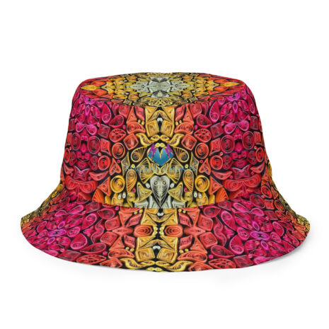 sunset vibes quilled art reversible bucket hat sunset vibes quilled art reversible bucket hat