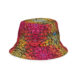 sunset vibes quilled art reversible bucket hat
