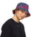 sunset vibes quilled art reversible bucket hat
