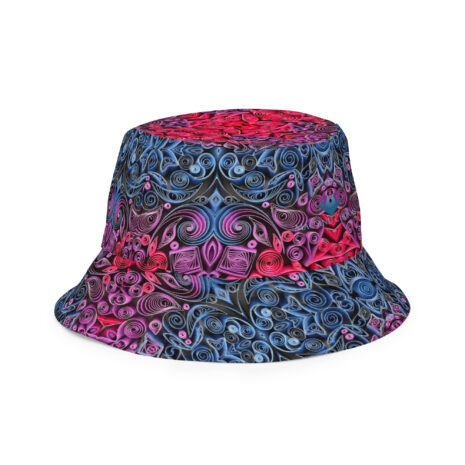 sunset vibes quilled art reversible bucket hat sunset vibes quilled art reversible bucket hat