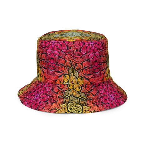 sunset vibes quilled art reversible bucket hat sunset vibes quilled art reversible bucket hat