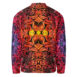 sunset vibes quilled art zippered jacket
