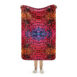 sunset vibes quilled art sherpa blanket
