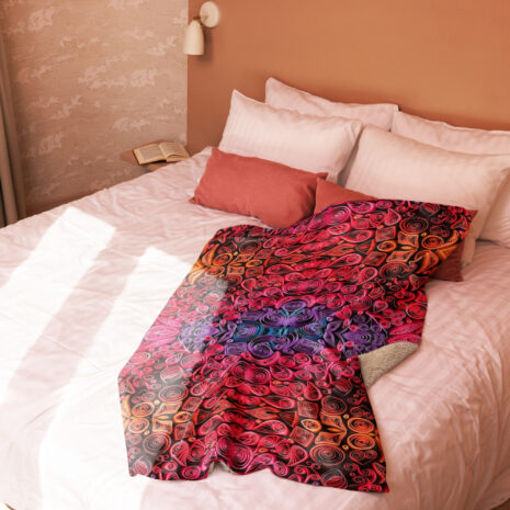 sunset vibes quilled art sherpa blanket sunset vibes quilled art sherpa blanket