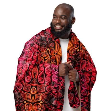 sunset vibes quilled art sherpa blanket sunset vibes quilled art sherpa blanket