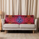 sunset vibes quilled art sherpa blanket