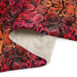 sunset vibes quilled art sherpa blanket