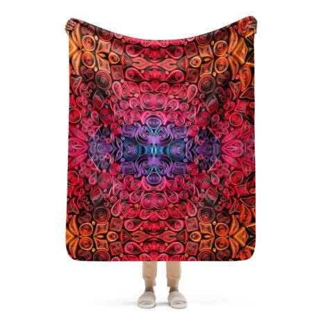 sunset vibes quilled art sherpa blanket sunset vibes quilled art sherpa blanket