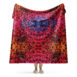 sunset vibes quilled art sherpa blanket