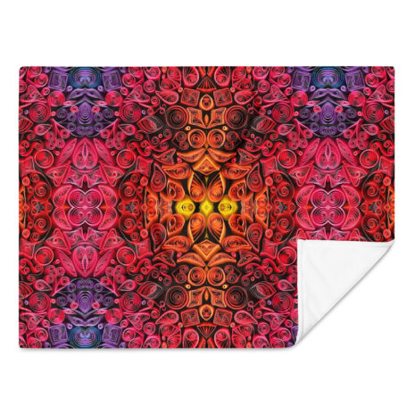 sunset vibes quilled art throw blanket sunset vibes quilled art throw blanket