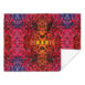 sunset vibes quilled art throw blanket