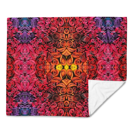sunset vibes quilled art throw blanket sunset vibes quilled art throw blanket