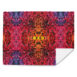 sunset vibes quilled art throw blanket